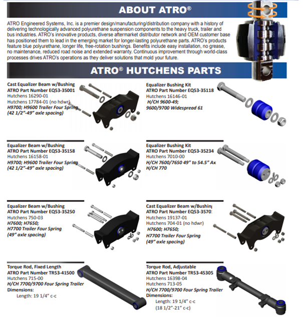 Suspension/ Lift Axles - Wayside Truck Parts